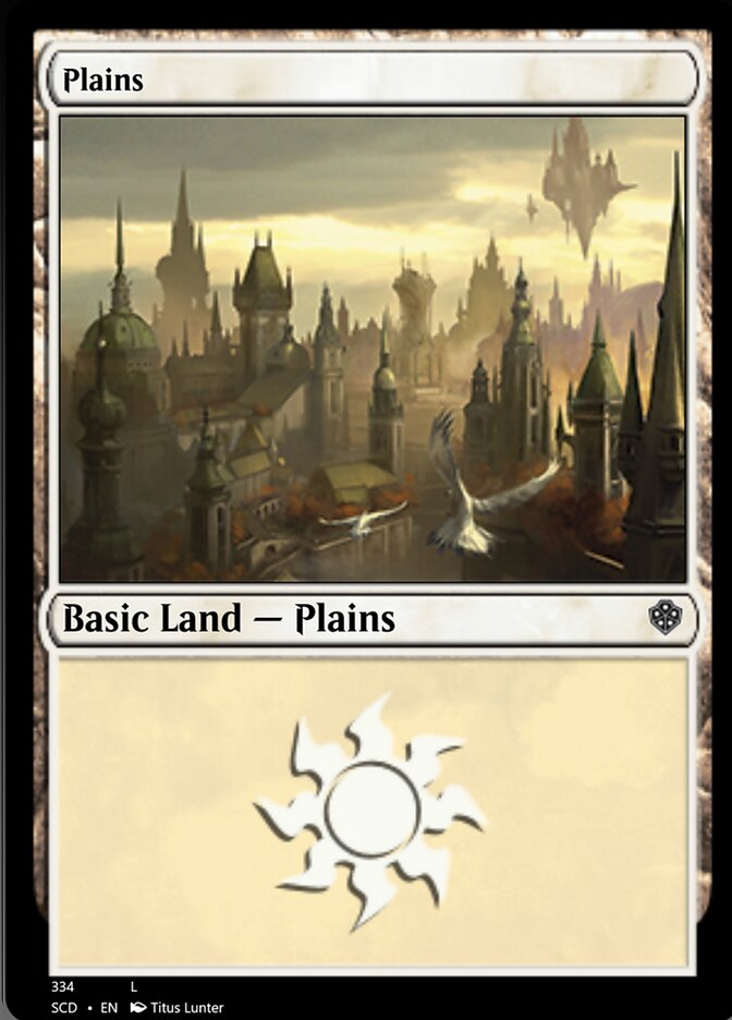 Plains (334) [Starter Commander Decks] | Galactic Gamez