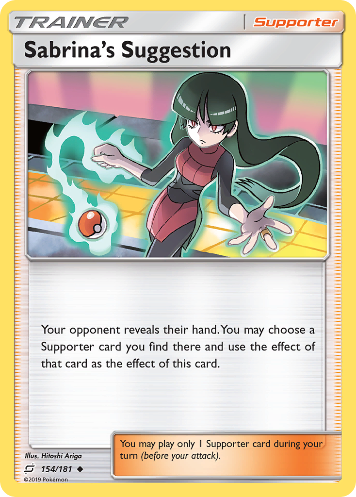 Sabrina's Suggestion (154/181) [Sun & Moon: Team Up] | Galactic Gamez