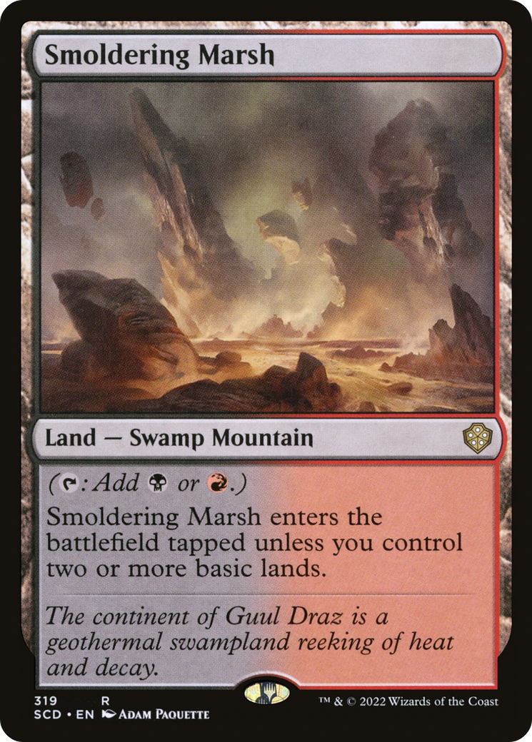 Smoldering Marsh [Starter Commander Decks] | Galactic Gamez