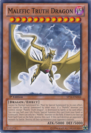 Malefic Truth Dragon [SP14-EN044] Common | Galactic Gamez