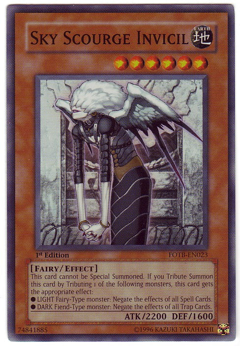 Sky Scourge Invicil [FOTB-EN023] Super Rare | Galactic Gamez