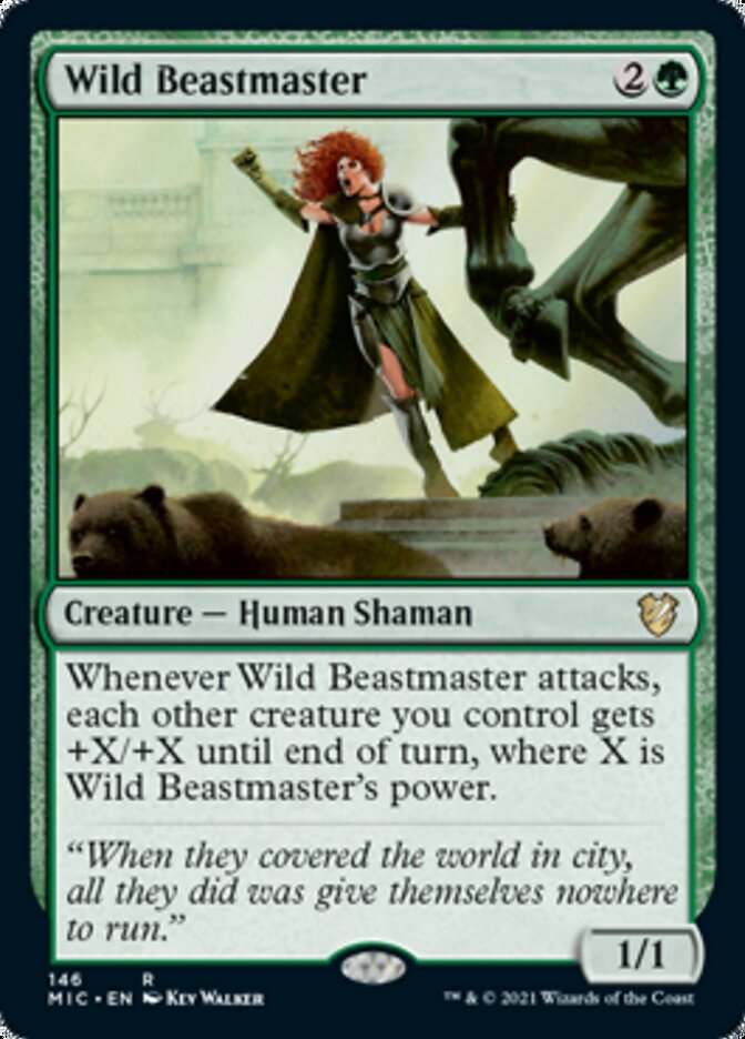 Wild Beastmaster [Innistrad: Midnight Hunt Commander] | Galactic Gamez