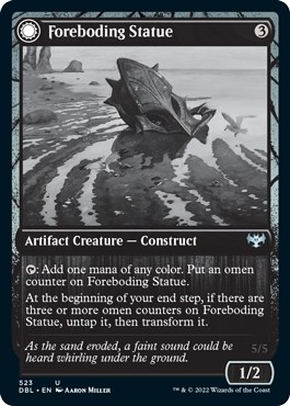 Foreboding Statue // Forsaken Thresher [Innistrad: Double Feature] | Galactic Gamez