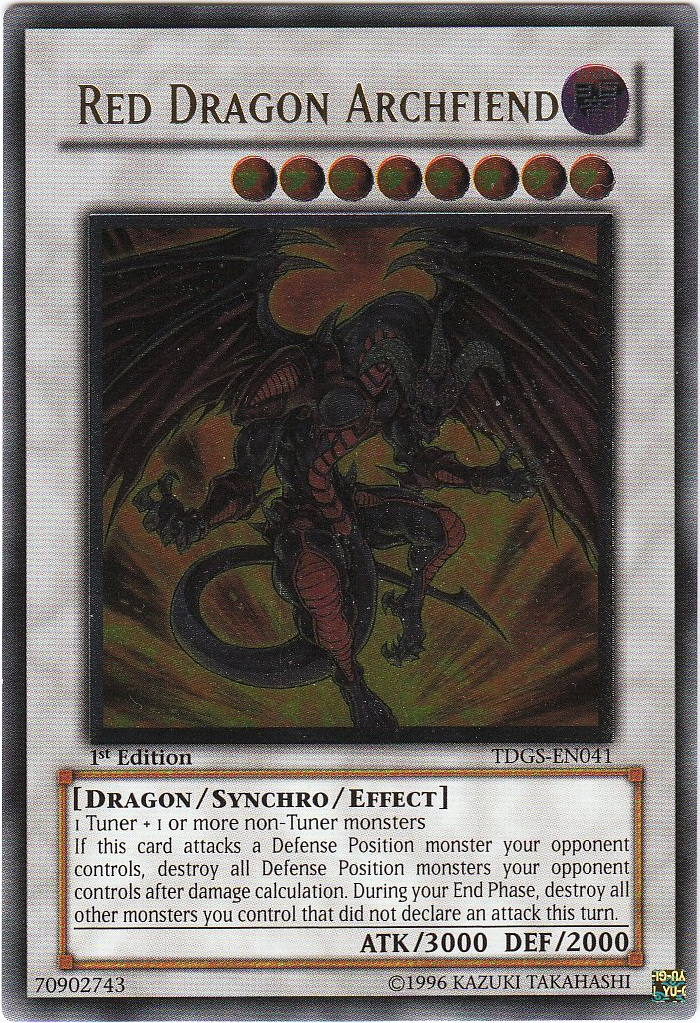 Red Dragon Archfiend (UTR) [TDGS-EN041] Ultimate Rare | Galactic Gamez