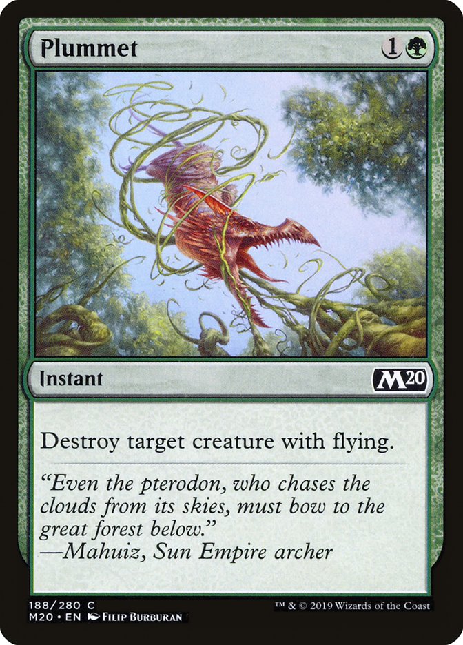 Plummet [Core Set 2020] | Galactic Gamez