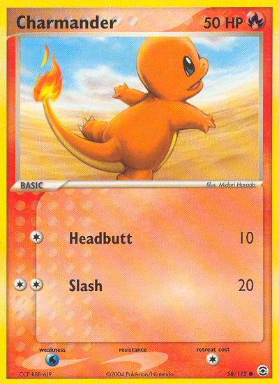 Charmander (58/112) [EX: FireRed & LeafGreen] | Galactic Gamez