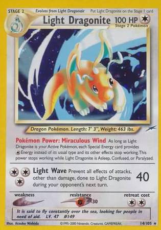 Light Dragonite (14/105) [Neo Destiny Unlimited] | Galactic Gamez