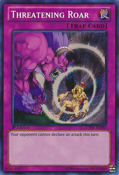 Threatening Roar [LCYW-EN297] Secret Rare | Galactic Gamez