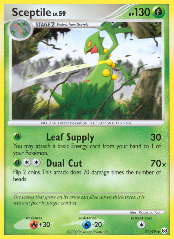 Sceptile (31/99) [Platinum: Arceus] | Galactic Gamez