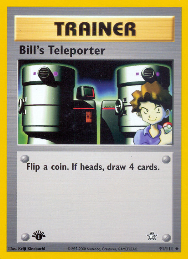 Bill's Teleporter (91/111) [Neo Genesis 1st Edition] | Galactic Gamez