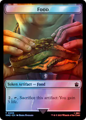 Fish // Food (0059) Double-Sided Token (Surge Foil) [Doctor Who Tokens] | Galactic Gamez