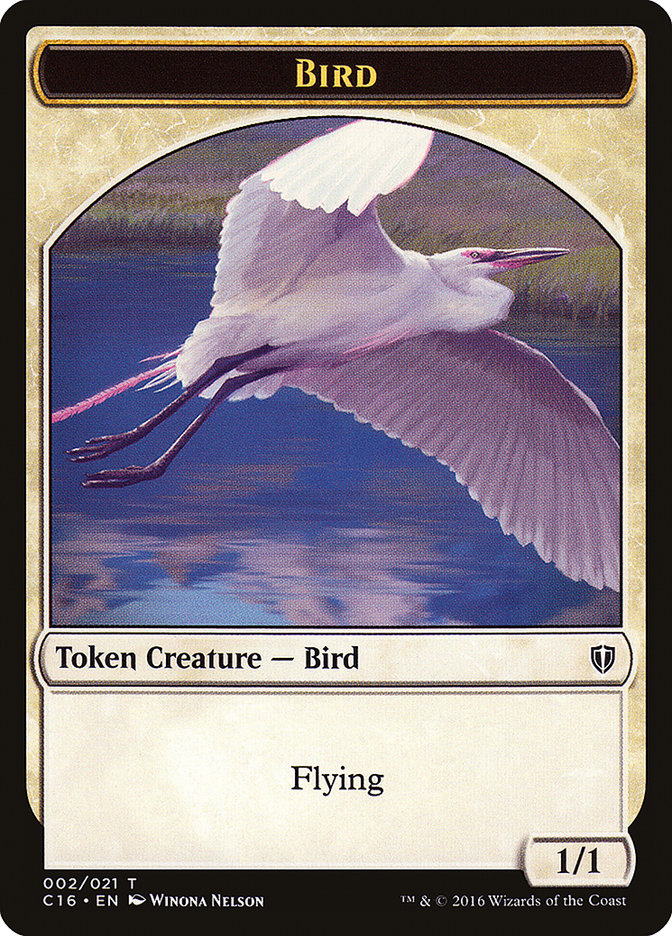 Bird (002/021) [Commander 2016 Tokens] | Galactic Gamez