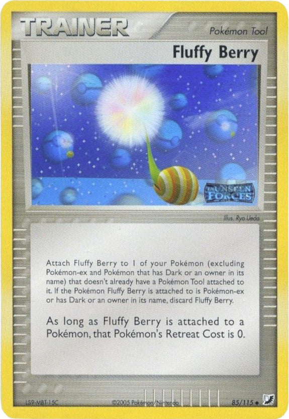 Fluffy Berry (85/115) (Stamped) [EX: Unseen Forces] | Galactic Gamez