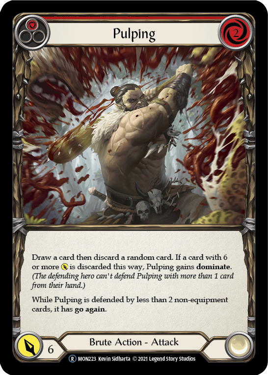 Pulping (Red) [U-MON223] Unlimited Edition Normal | Galactic Gamez
