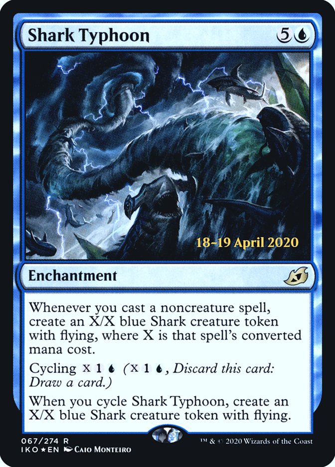 Shark Typhoon  [Ikoria: Lair of Behemoths Prerelease Promos] | Galactic Gamez