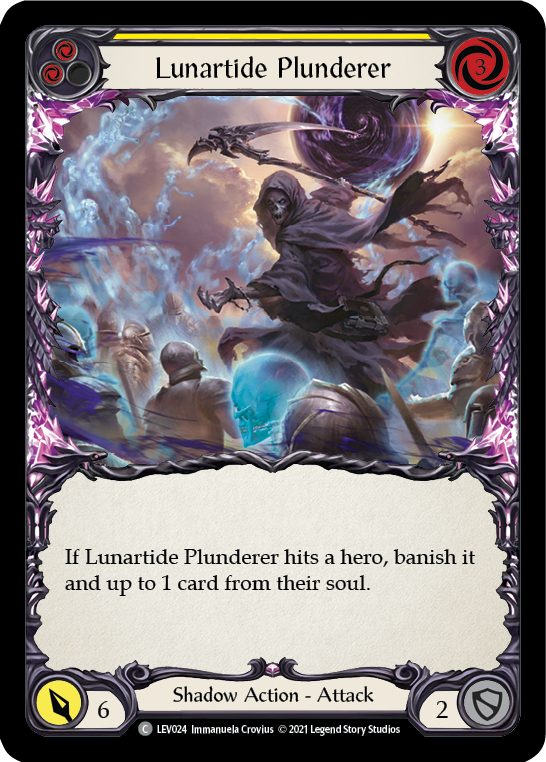 Lunartide Plunderer (Yellow) [LEV024] (Monarch Levia Blitz Deck) | Galactic Gamez