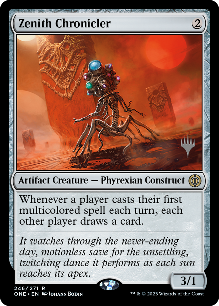 Zenith Chronicler (Promo Pack) [Phyrexia: All Will Be One Promos] | Galactic Gamez