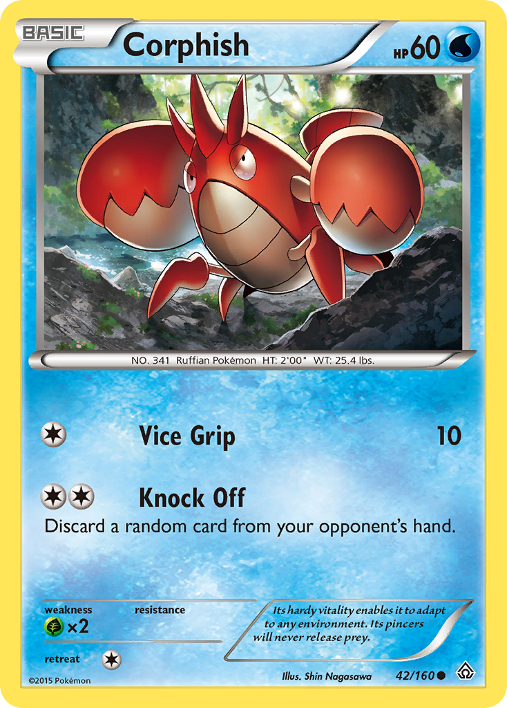 Corphish (42/160) [XY: Primal Clash] | Galactic Gamez