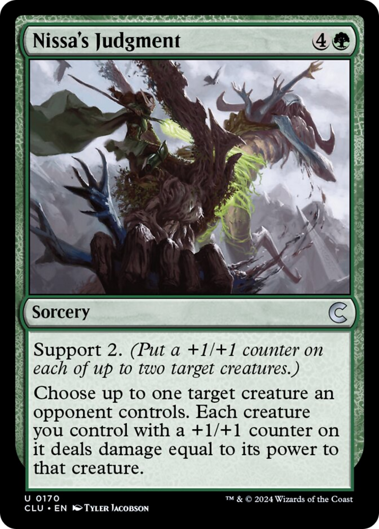 Nissa's Judgment [Ravnica: Clue Edition] | Galactic Gamez