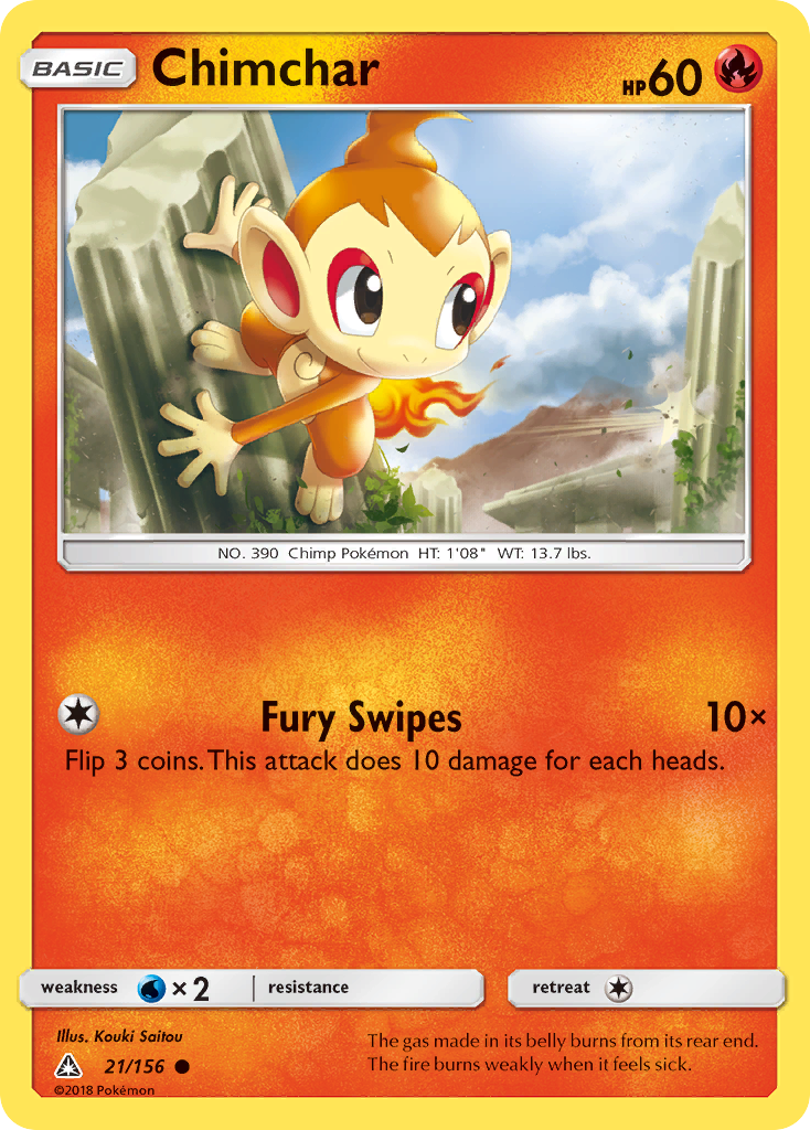 Chimchar (21/156) [Sun & Moon: Ultra Prism] | Galactic Gamez