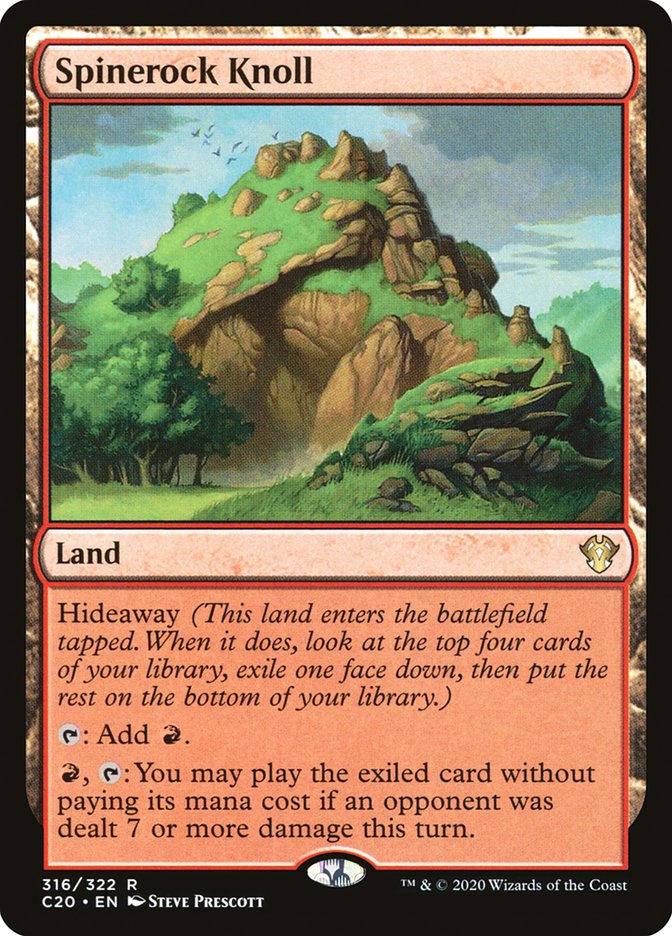 Spinerock Knoll [Commander 2020] | Galactic Gamez
