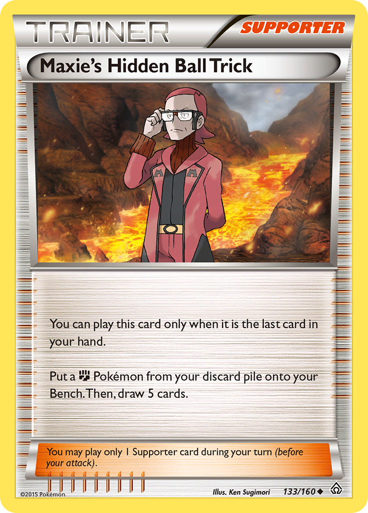 Maxie's Hidden Ball Trick (133/160) [XY: Primal Clash] | Galactic Gamez