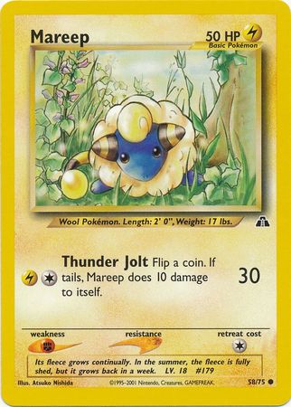 Mareep (58/75) [Neo Discovery Unlimited] | Galactic Gamez