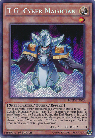 T.G. Cyber Magician [LC5D-EN205] Secret Rare | Galactic Gamez