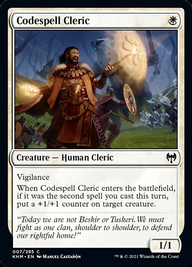 Codespell Cleric [Kaldheim] | Galactic Gamez