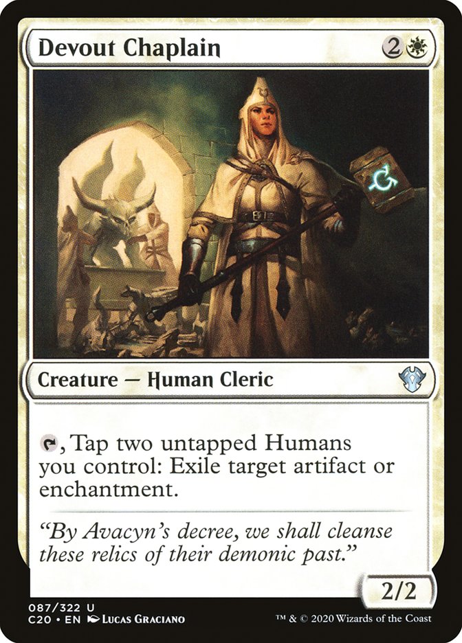 Devout Chaplain [Commander 2020] | Galactic Gamez