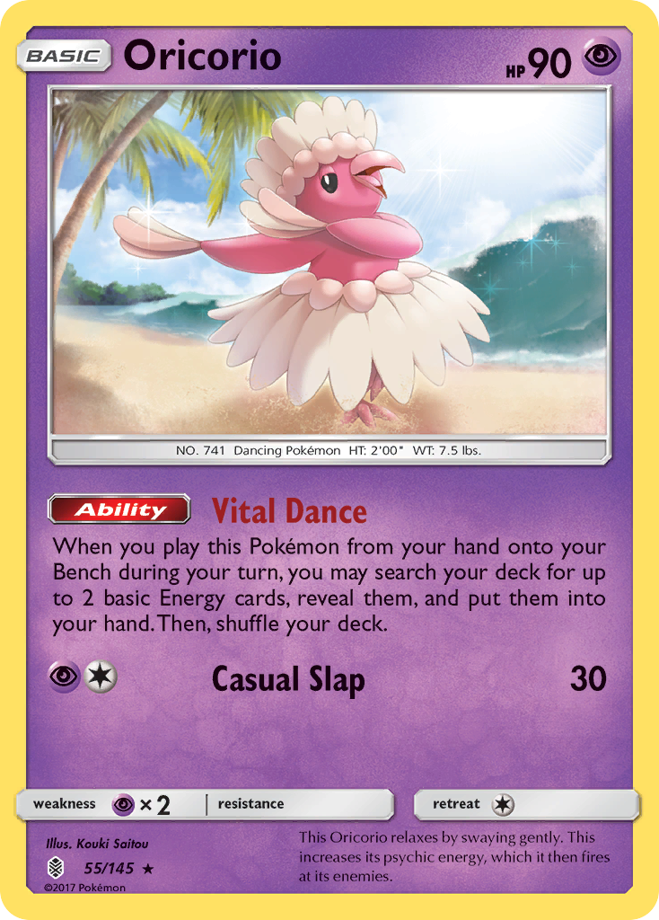 Oricorio (55/145) [Sun & Moon: Guardians Rising] | Galactic Gamez