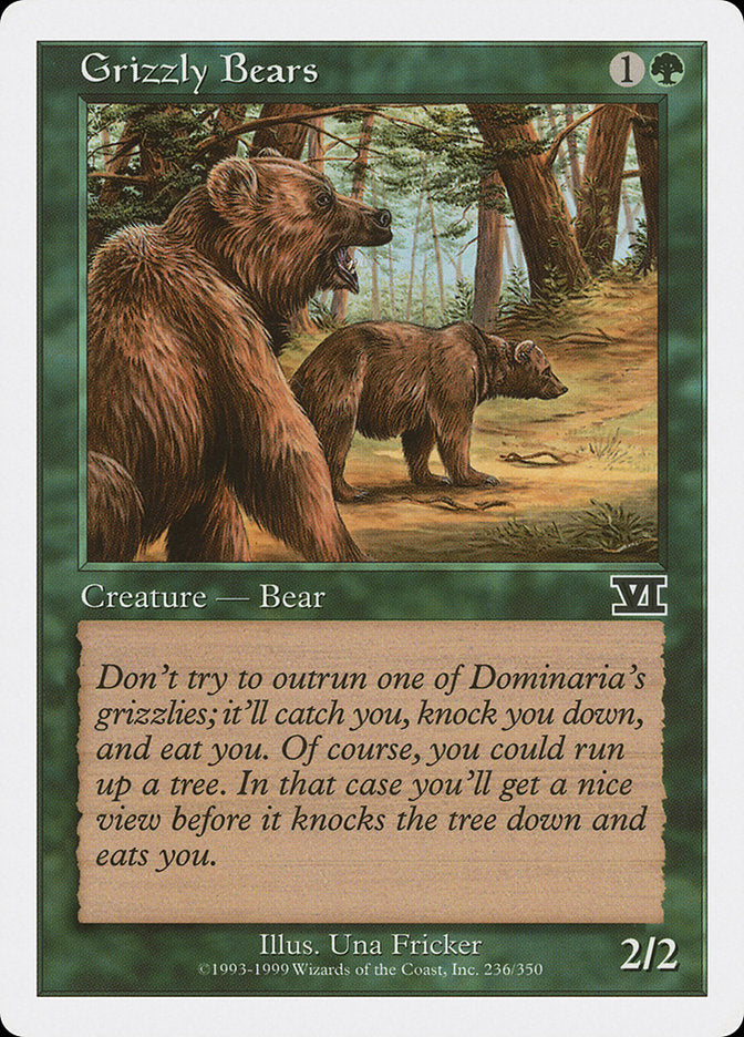 Grizzly Bears [Classic Sixth Edition] | Galactic Gamez