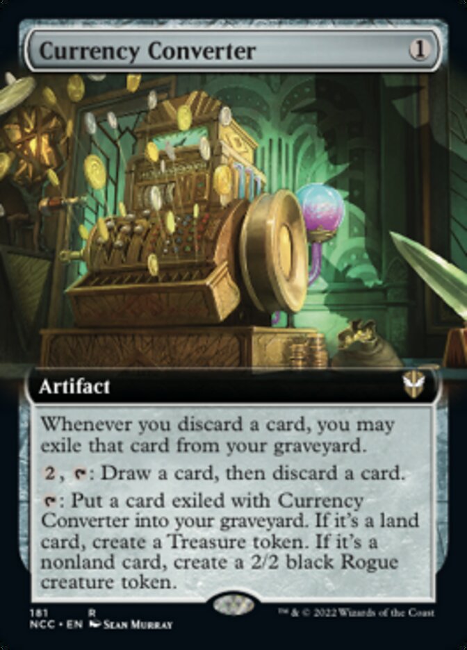 Currency Converter (Extended Art) [Streets of New Capenna Commander] | Galactic Gamez