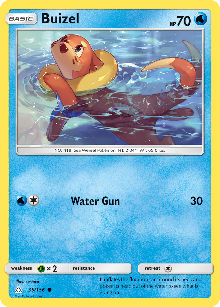 Buizel (35/156) [Sun & Moon: Ultra Prism] | Galactic Gamez