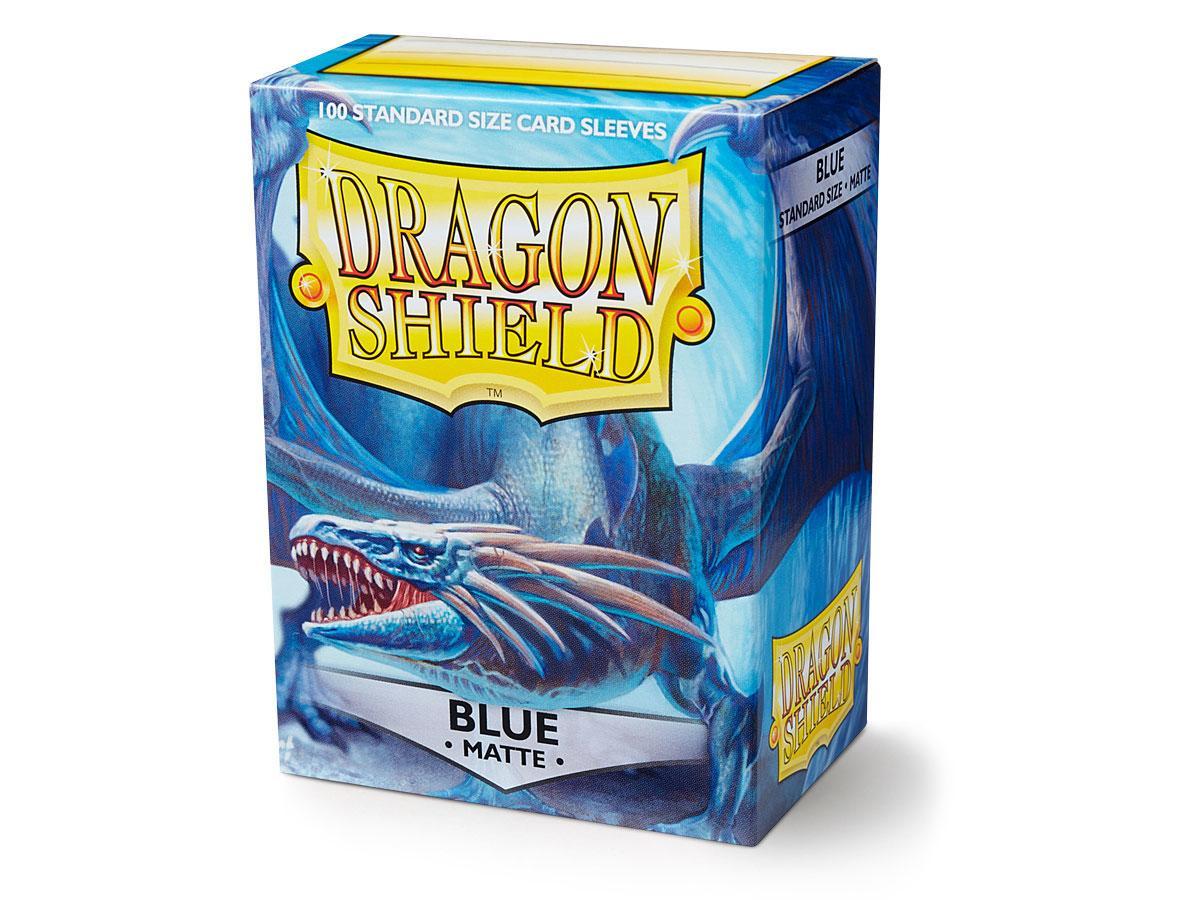 Dragon Shield 100ct Matte Blue | Galactic Gamez