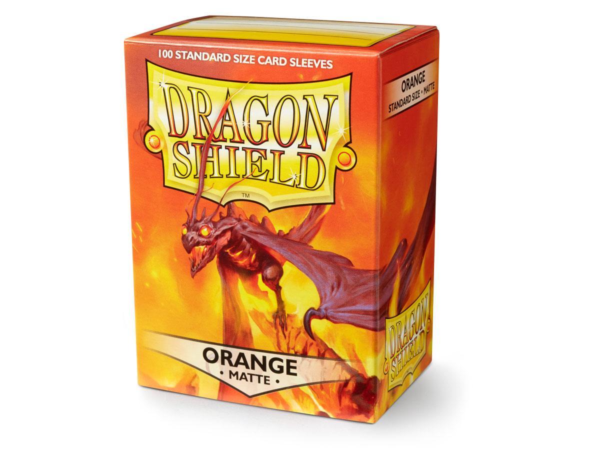 Dragon Shield 100ct Matte Orange | Galactic Gamez