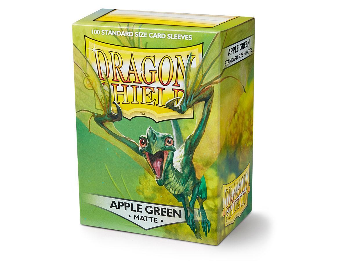 Dragon Shield 100ct Matte Apple Green | Galactic Gamez