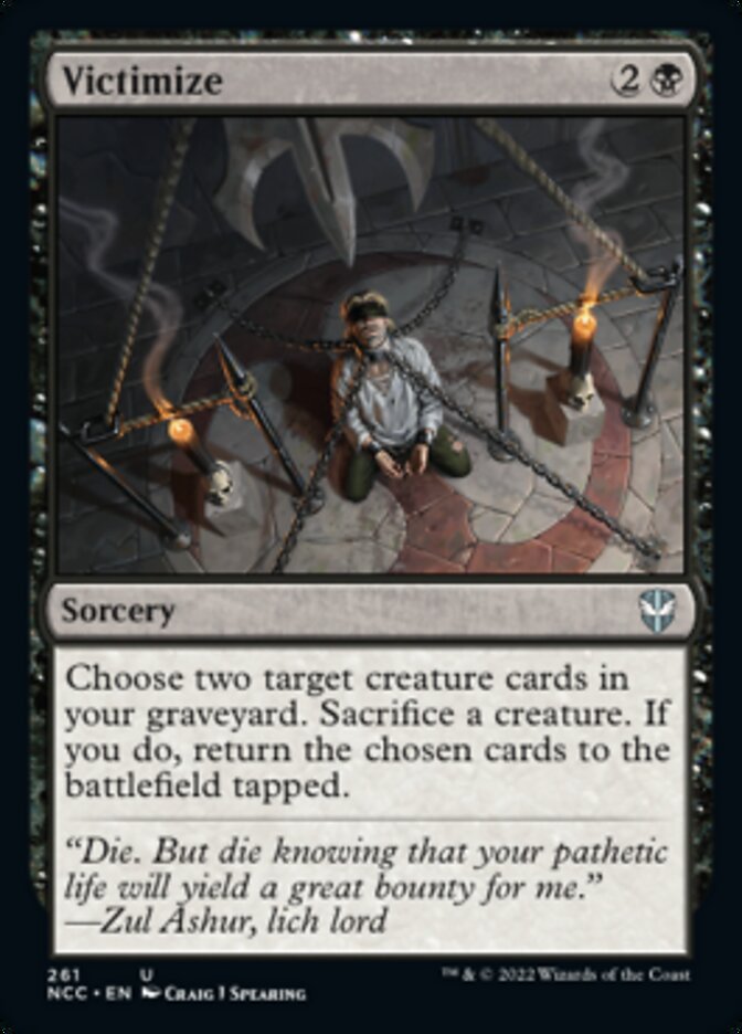 Victimize [Streets of New Capenna Commander] | Galactic Gamez