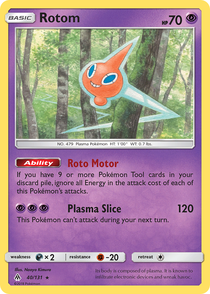 Rotom (40/131) [Sun & Moon: Forbidden Light] | Galactic Gamez