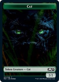 Cat (011) // Dog Double-sided Token [Core Set 2021 Tokens] | Galactic Gamez