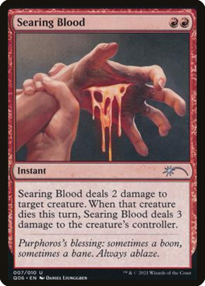 Searing Blood [Pioneer Challenger Decks 2021] | Galactic Gamez