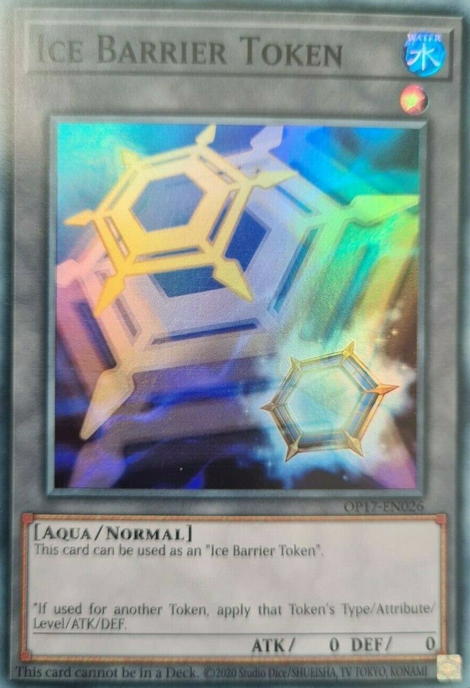 Ice Barrier Token [OP17-EN026] Super Rare | Galactic Gamez