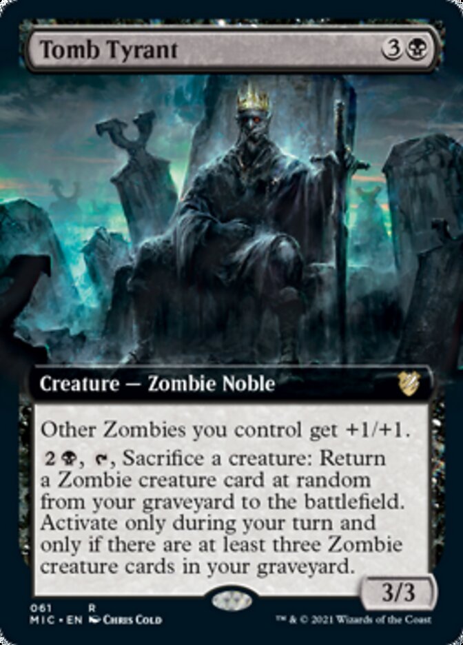 Tomb Tyrant (Extended) [Innistrad: Midnight Hunt Commander] | Galactic Gamez