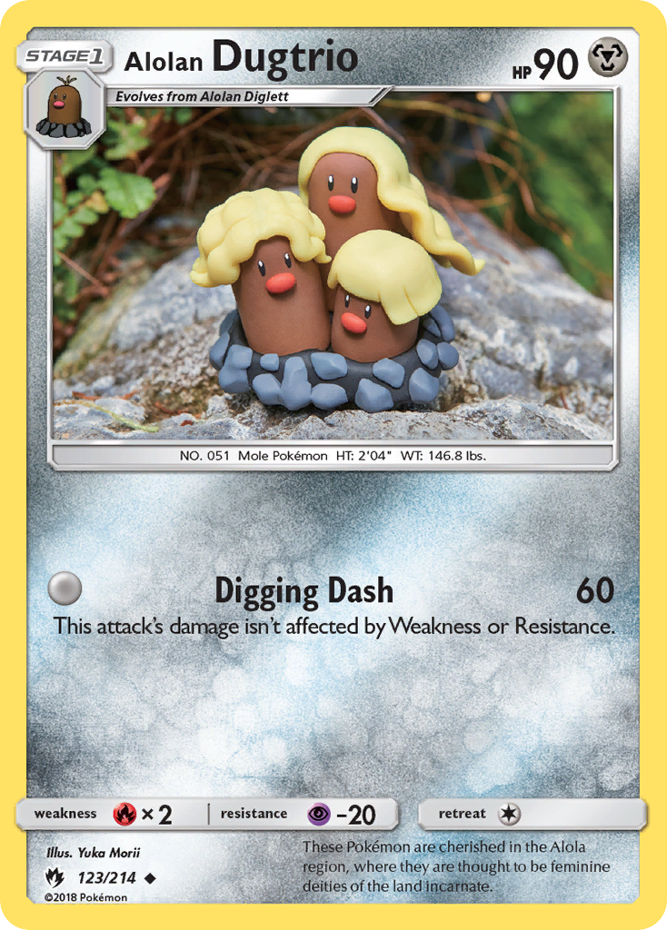 Alolan Dugtrio (123/214) [Sun & Moon: Lost Thunder] | Galactic Gamez