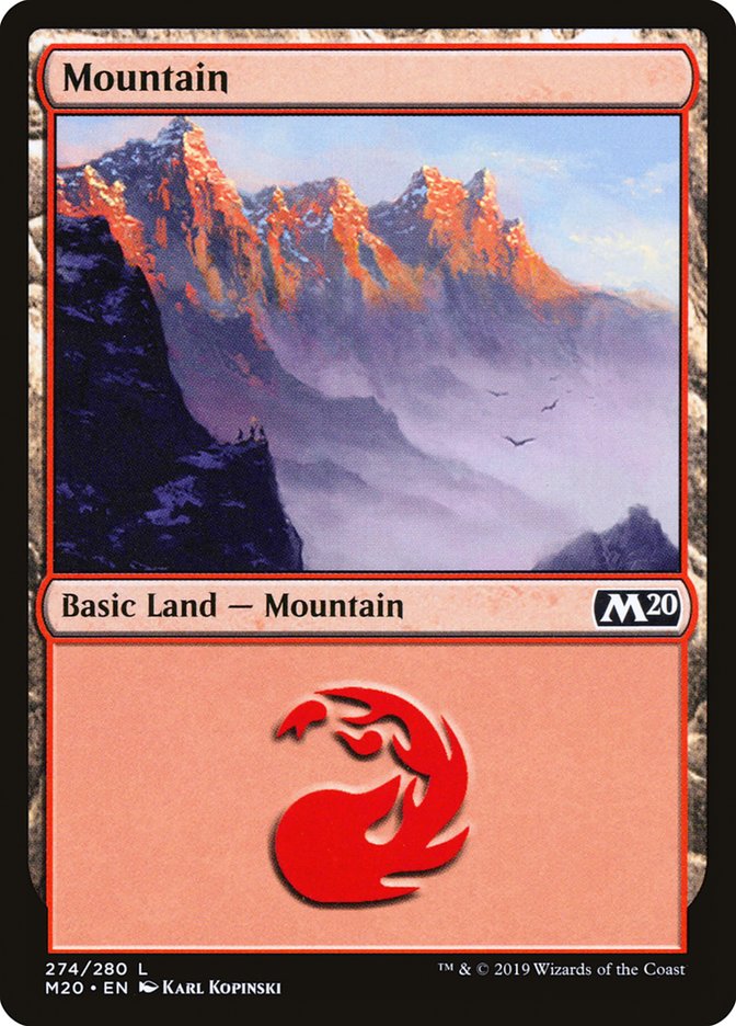 Mountain (#274) [Core Set 2020] | Galactic Gamez