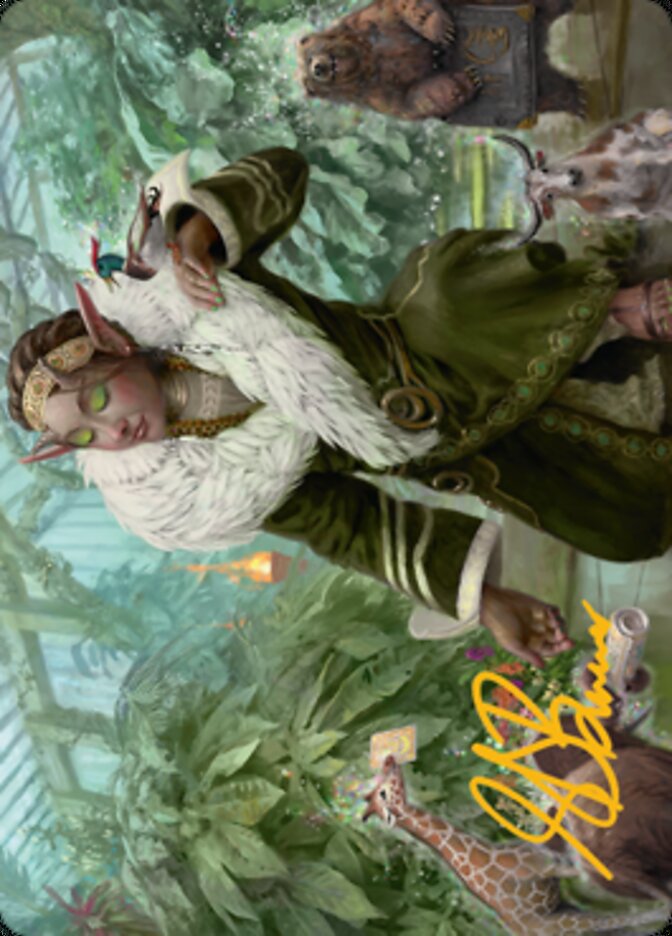 Rumor Gatherer Art Card (Gold-Stamped Signature) [Streets of New Capenna Art Series] | Galactic Gamez