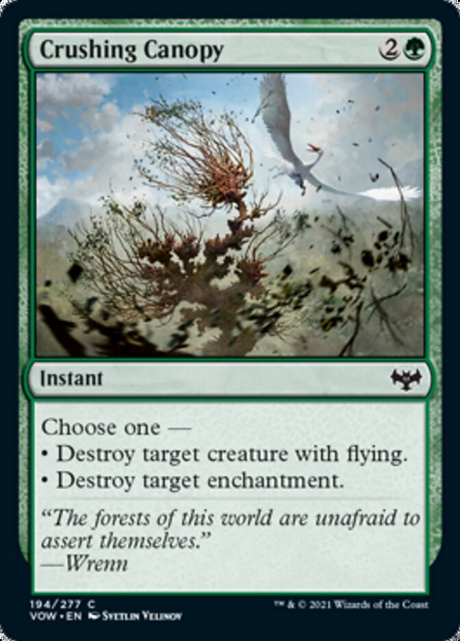 Crushing Canopy [Innistrad: Crimson Vow] | Galactic Gamez