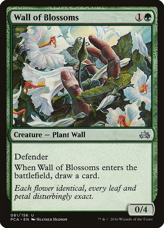 Wall of Blossoms [Planechase Anthology] | Galactic Gamez