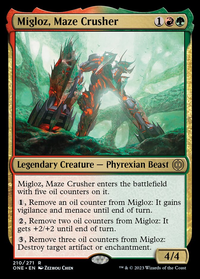 Migloz, Maze Crusher [Phyrexia: All Will Be One] | Galactic Gamez