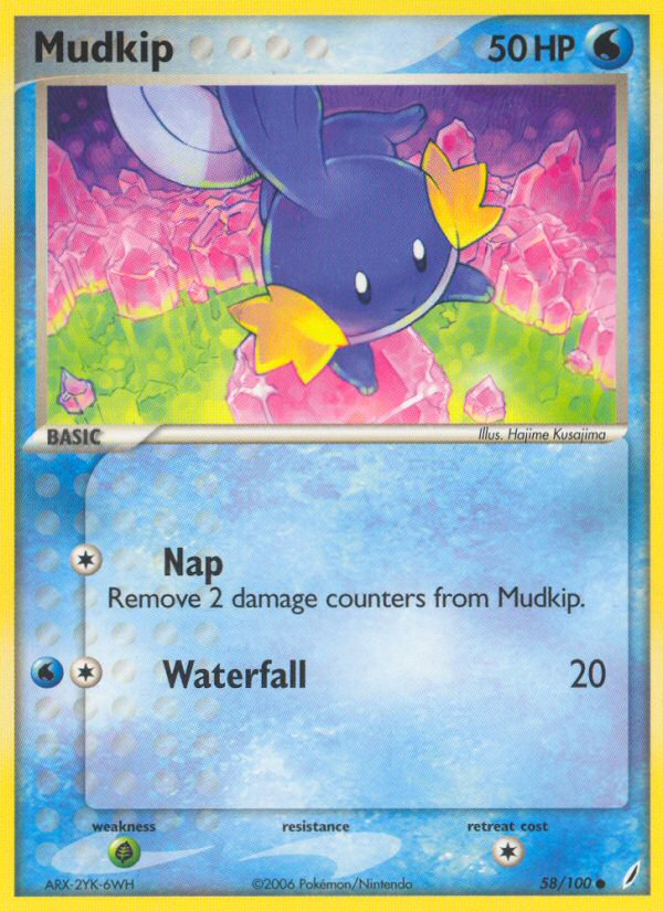 Mudkip (58/100) [EX: Crystal Guardians] | Galactic Gamez